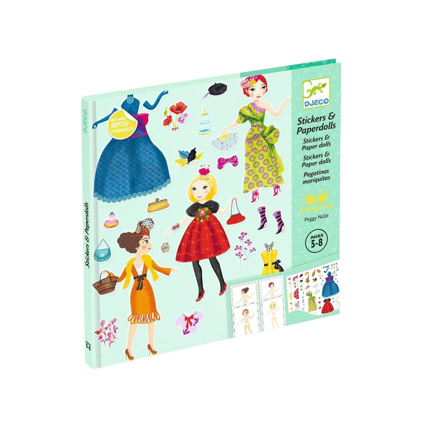 Paper Dolls - Massive Fashion - Small Gifts For Older Ones - Stickers