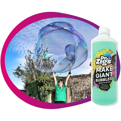 Dr Zigs Ready-to-Go Giant Bubble Mix 1 Litre Perfect for Making Giant Bubbles