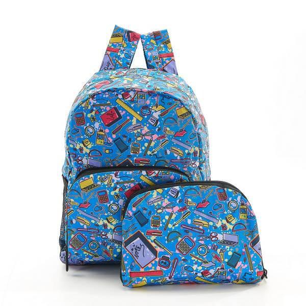 Blue Kids Foldable Mini Backpack