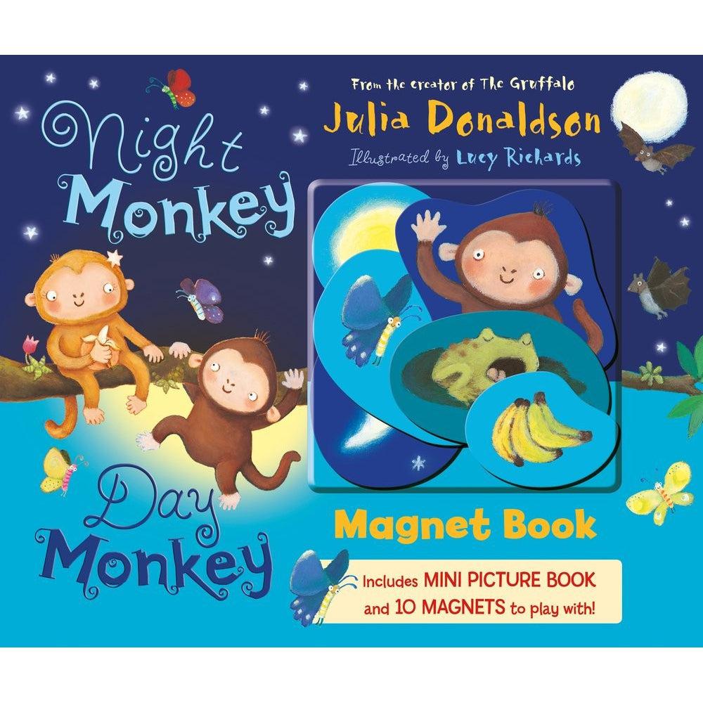 Night Monkey Day Monkey Magnet Book - Julia Donaldson & Lucy Richards