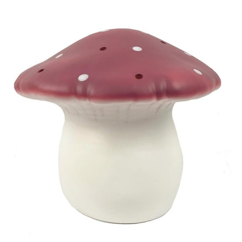 Heico Large Night Light Lamp - Raspberry Mushroom