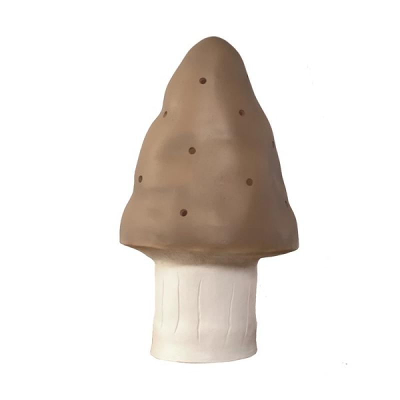 Heico Small Lamp - Chocolate Mushroom-Lamps-Egmont Toys-Yes Bebe