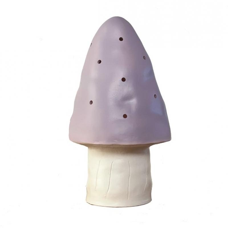 Heico Small Lamp - Lavender Mushroom-Lamps-Egmont Toys-Yes Bebe