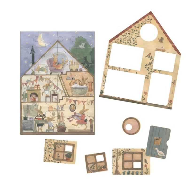 Rabbit House Puzzle-Puzzles-Egmont Toys-Yes Bebe