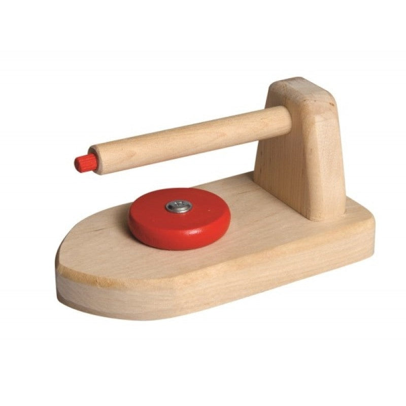 Wooden Iron With Red Button