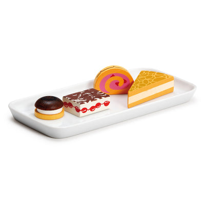 Erzi Cream Cake Platter From Coppenrath and Wiese - Wooden Play Food
