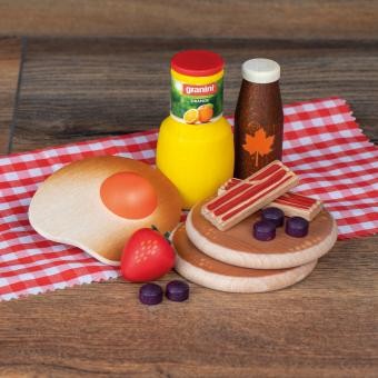 Erzi American Breakfast Assortment - Wooden Play Food