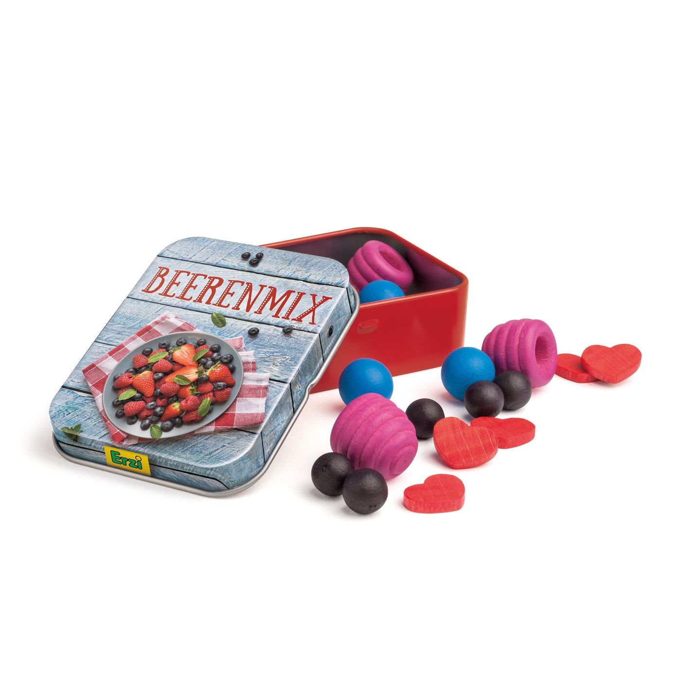 Erzi Mixed Berries in a Tin - Wooden Play Food