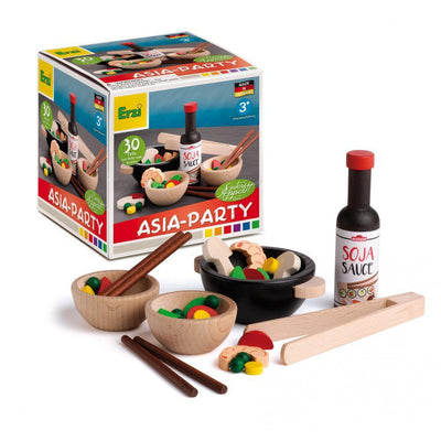 Erzi Wok Party Assortment - Wooden Play Food