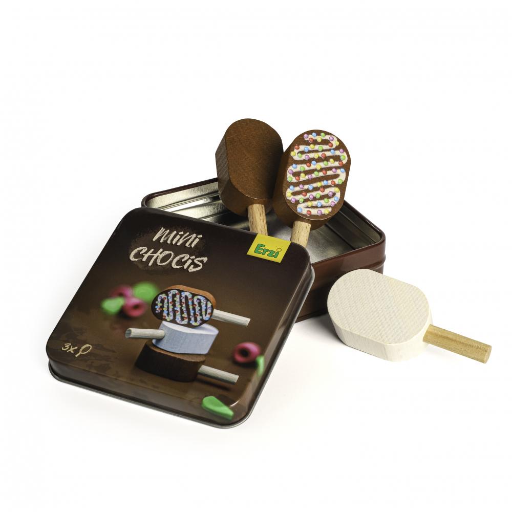Ice Cream Mini Chocis in a Tin - Wooden Play Food