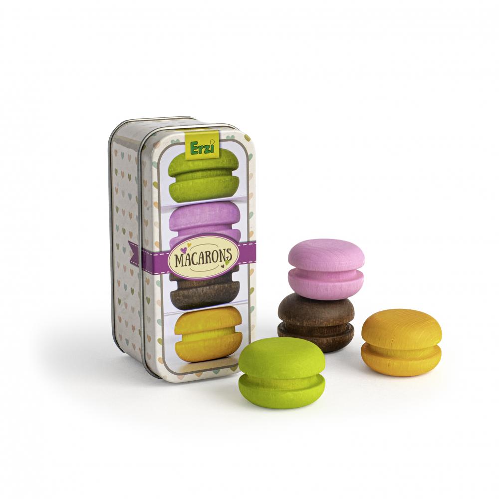 Macaroons in a Tin - Wooden Play Food