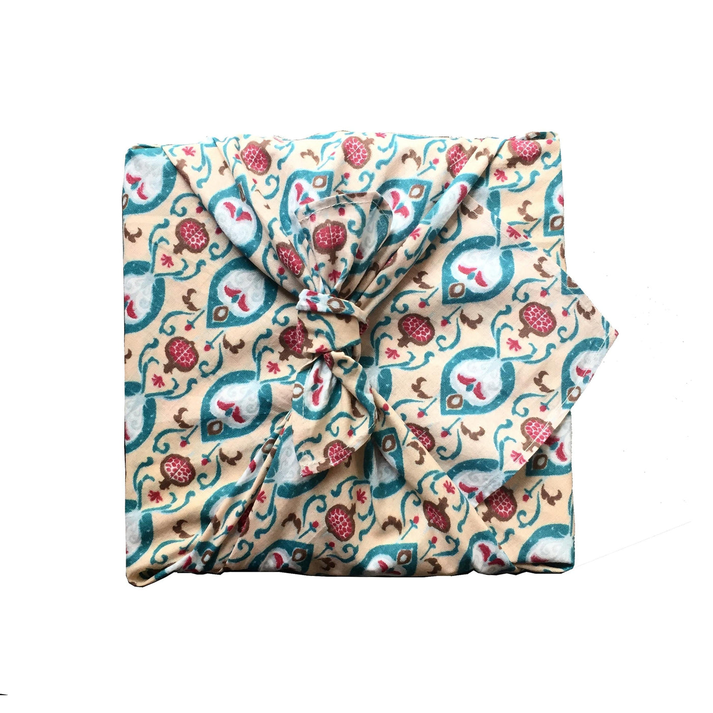 FabRap Reusable Fabric Gift Wrap - Medium Single Sided - Teal