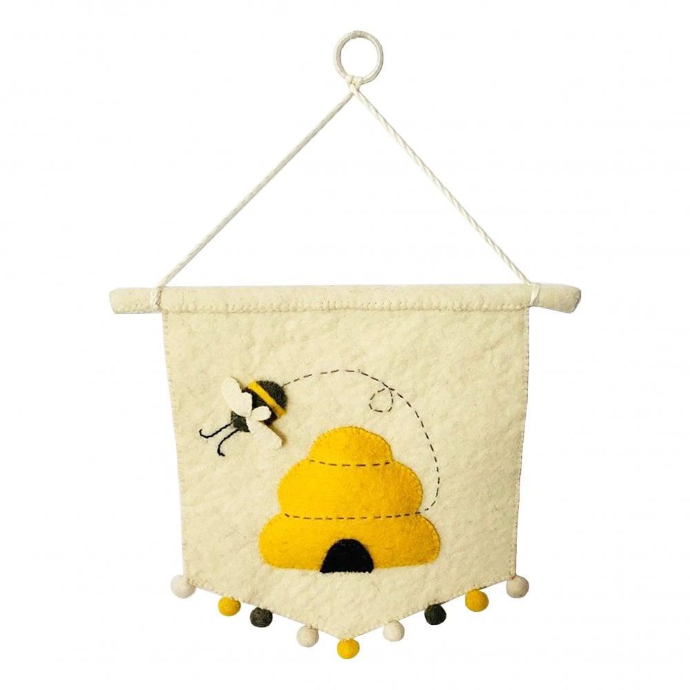 Fiona Walker Nature Pennant - Bee Hive