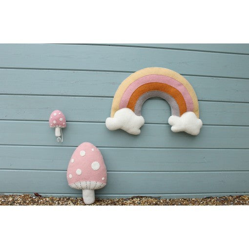 Fiona Walker Pastel Mushroom Wall Decoration