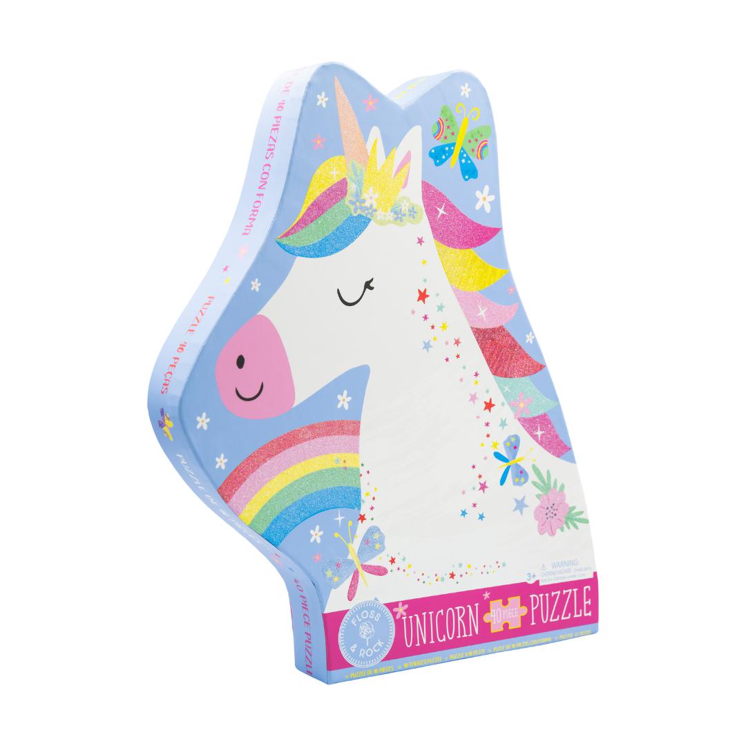 40 Piece Jigsaw - Rainbow Fairy Unicorn