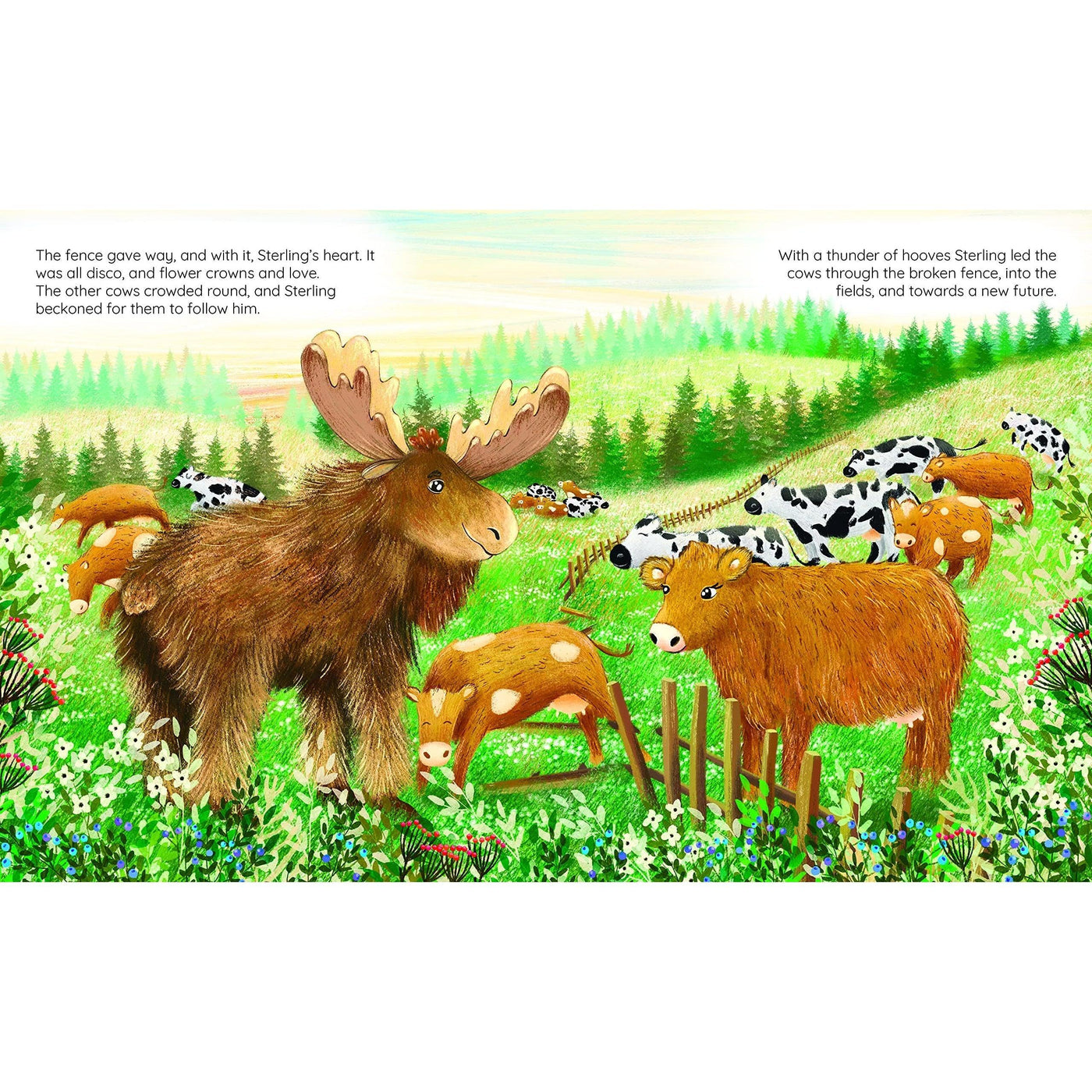 True Stories Of Animal Heroes: Sterling: The Lovestruck Moose With A Heart For Cows - Vita Murrow & Laivi Poder