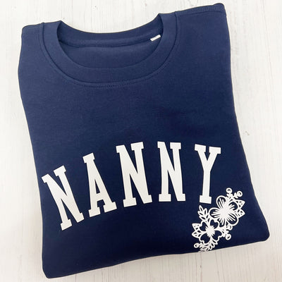 Adult 'Nanny' Sweater (Customisable)-Adult Jumpers-Fred & Noah-Yes Bebe