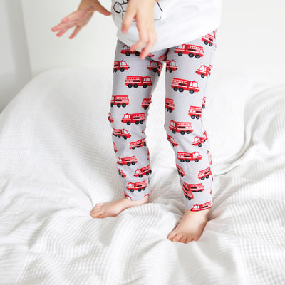 Fire Engine Leggings-Fred & Noah-Yes Bebe