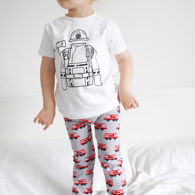 Fire Engine Leggings-Fred & Noah-Yes Bebe