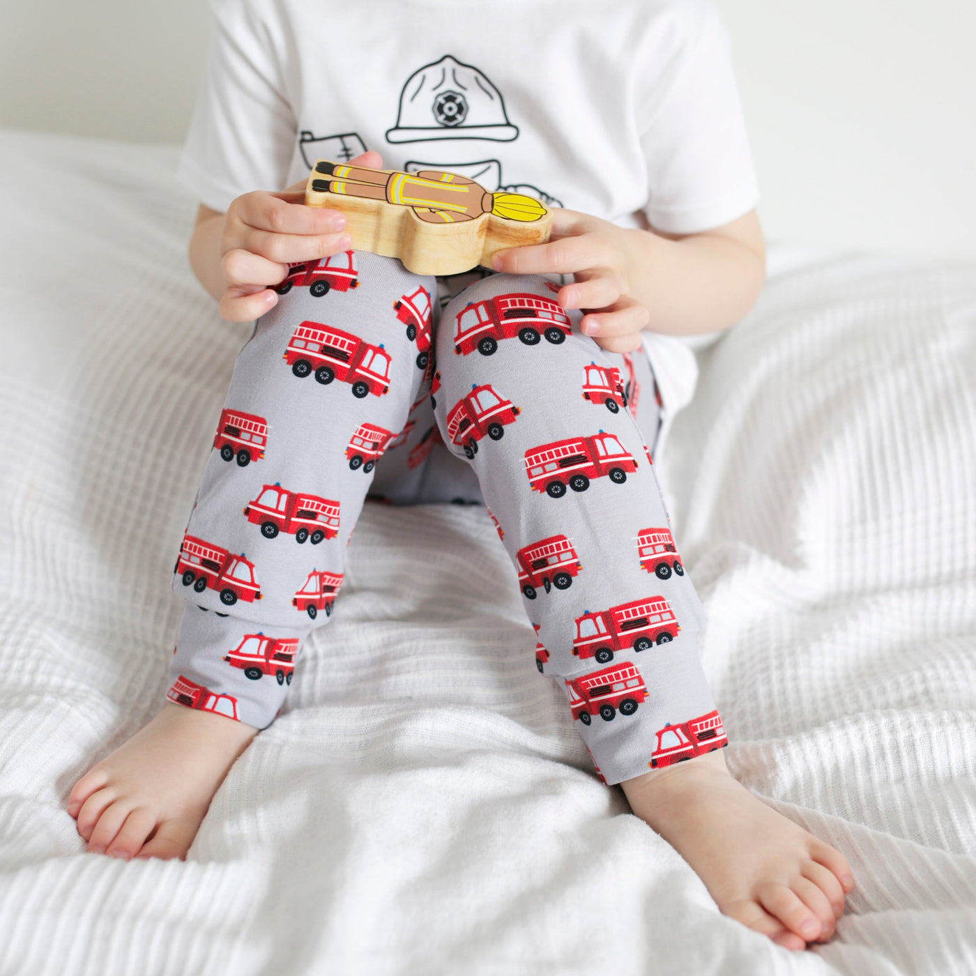 Fire Engine Leggings-Fred & Noah-Yes Bebe