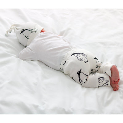 Milk Penguin Baby Leggings-Fred & Noah-Yes Bebe