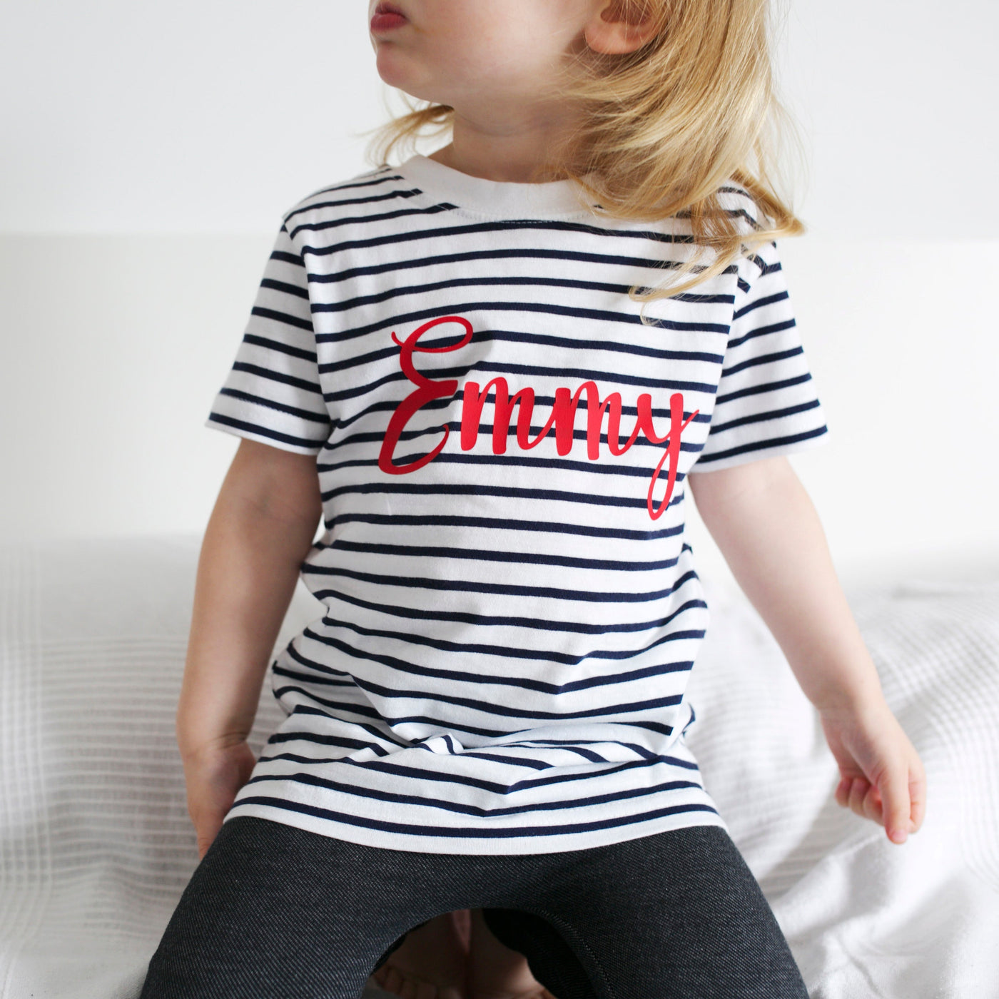 Nautical 100% Cotton Personalised T Shirt-Fred & Noah-Yes Bebe