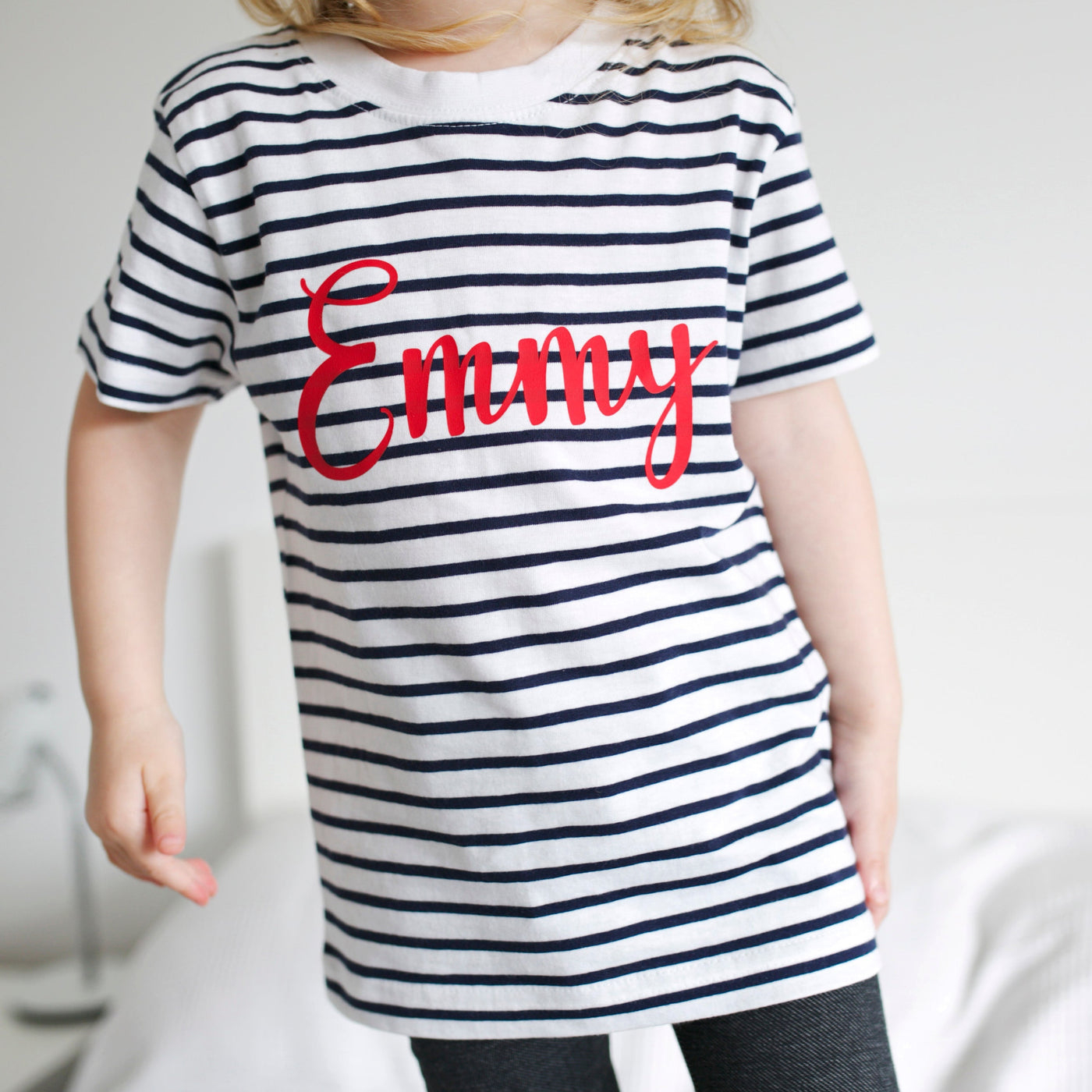 Nautical 100% Cotton Personalised T Shirt-Fred & Noah-Yes Bebe