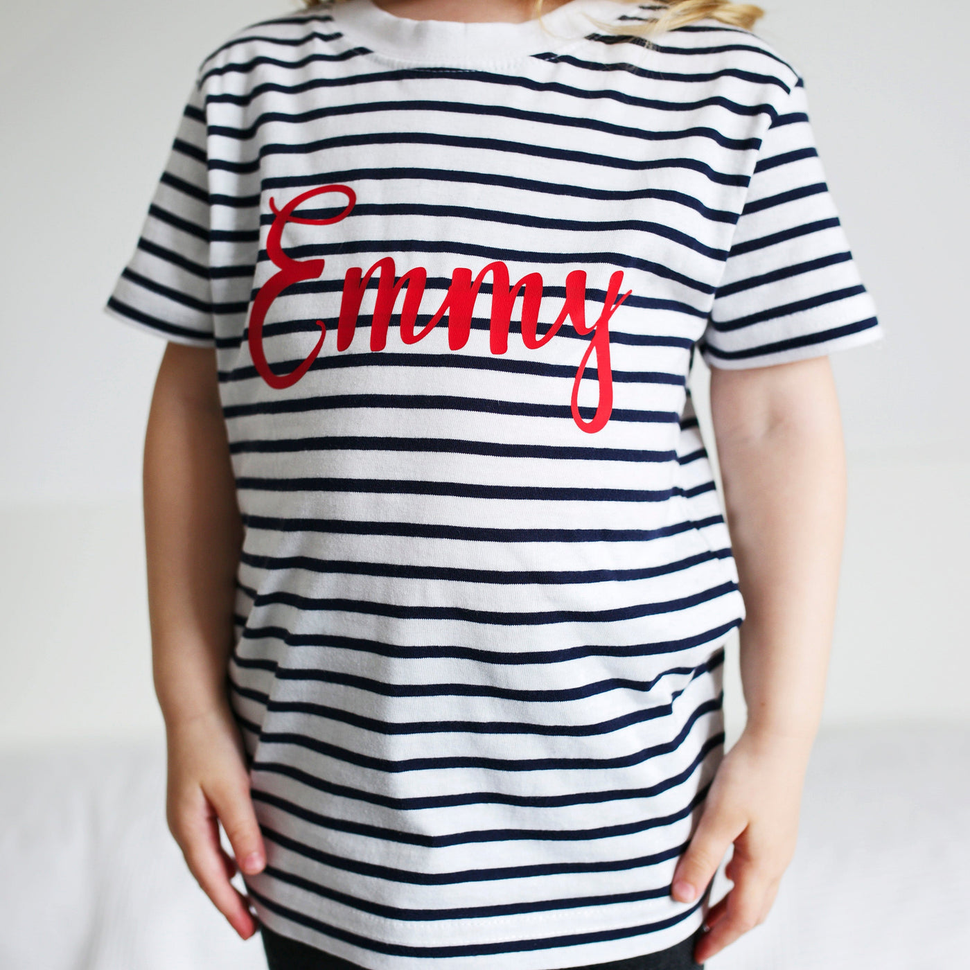 Nautical 100% Cotton Personalised T Shirt-Fred & Noah-Yes Bebe