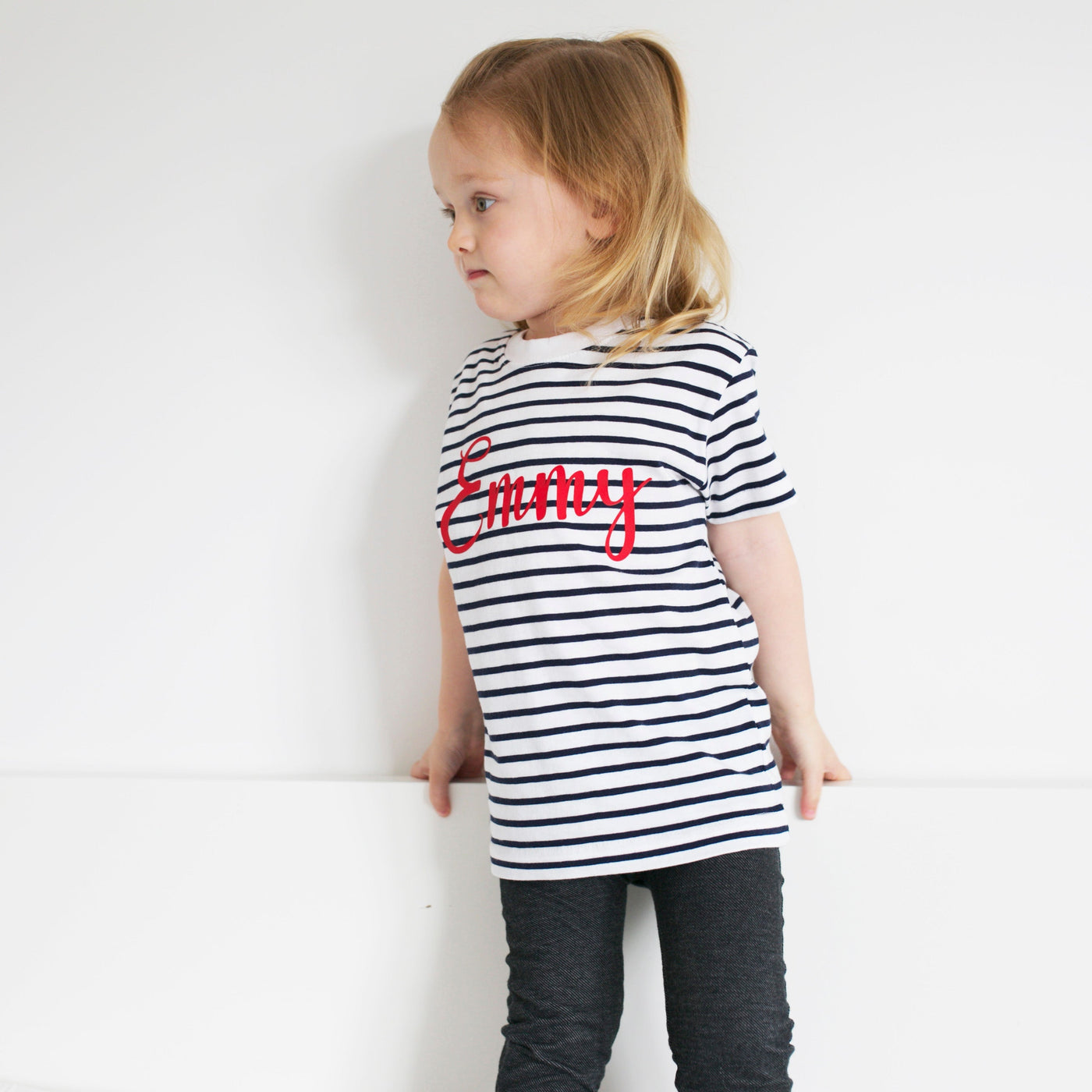 Nautical 100% Cotton Personalised T Shirt-Fred & Noah-Yes Bebe