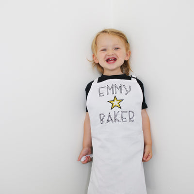 Personalised ⭐️Baker Adult & Child Apron-Fred & Noah-Yes Bebe