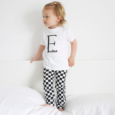 Personalised Initial T Shirt-Fred & Noah-Yes Bebe