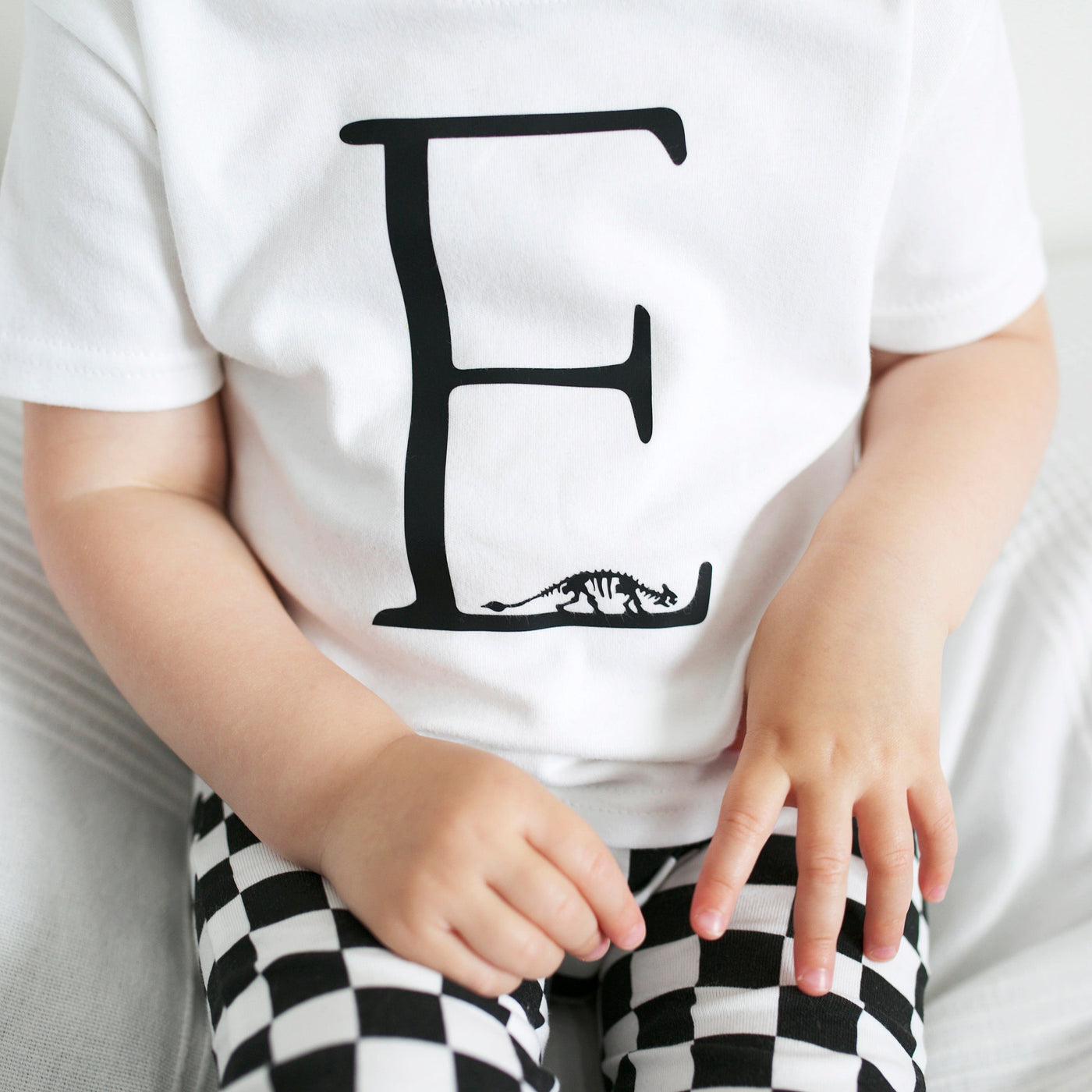 Personalised Initial T Shirt-Fred & Noah-Yes Bebe