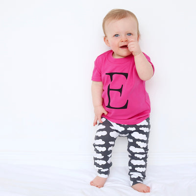 Personalised Letter Top-Fred & Noah-Yes Bebe