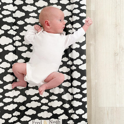 SALE Black Cloud Changing Mat (All Sizes)-Fred & Noah-Yes Bebe