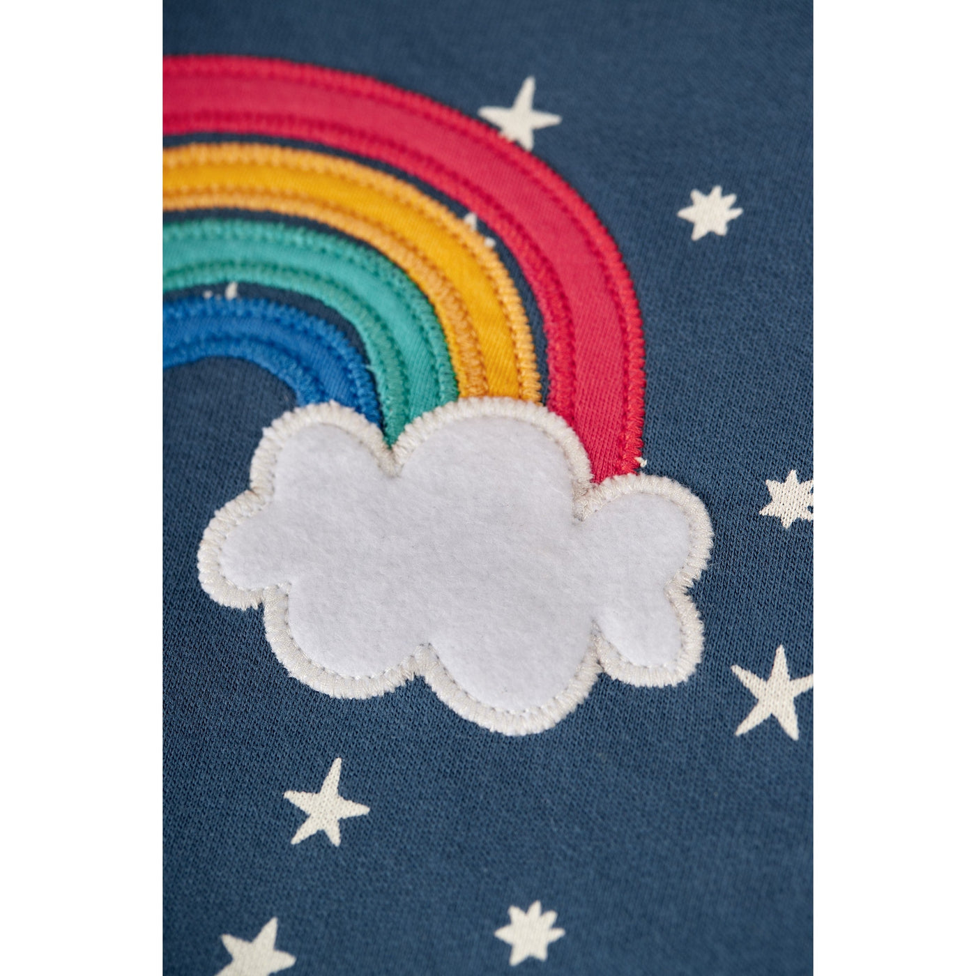 Eloise Jumper Dress - Abisko Stars-Rainbow by Frugi