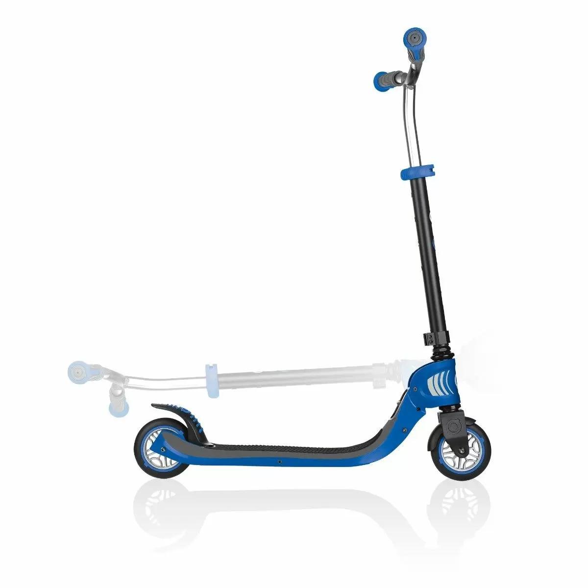 Flow Foldable 2-Wheeled Scooter 125 - Black / Navy Blue