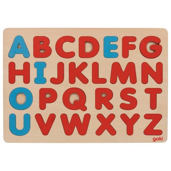 Goki Alphabet Puzzle - Montessori Style