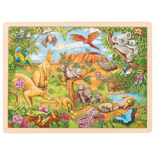 Goki Australian Animals Puzzle