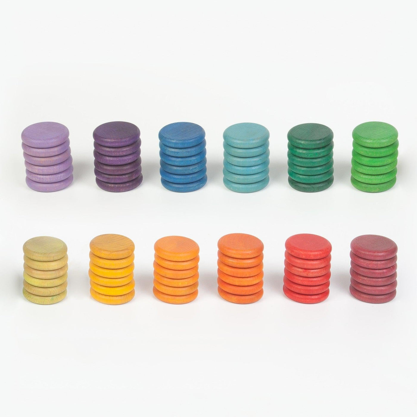72 Grapat Rainbow Coins in 12 Colours