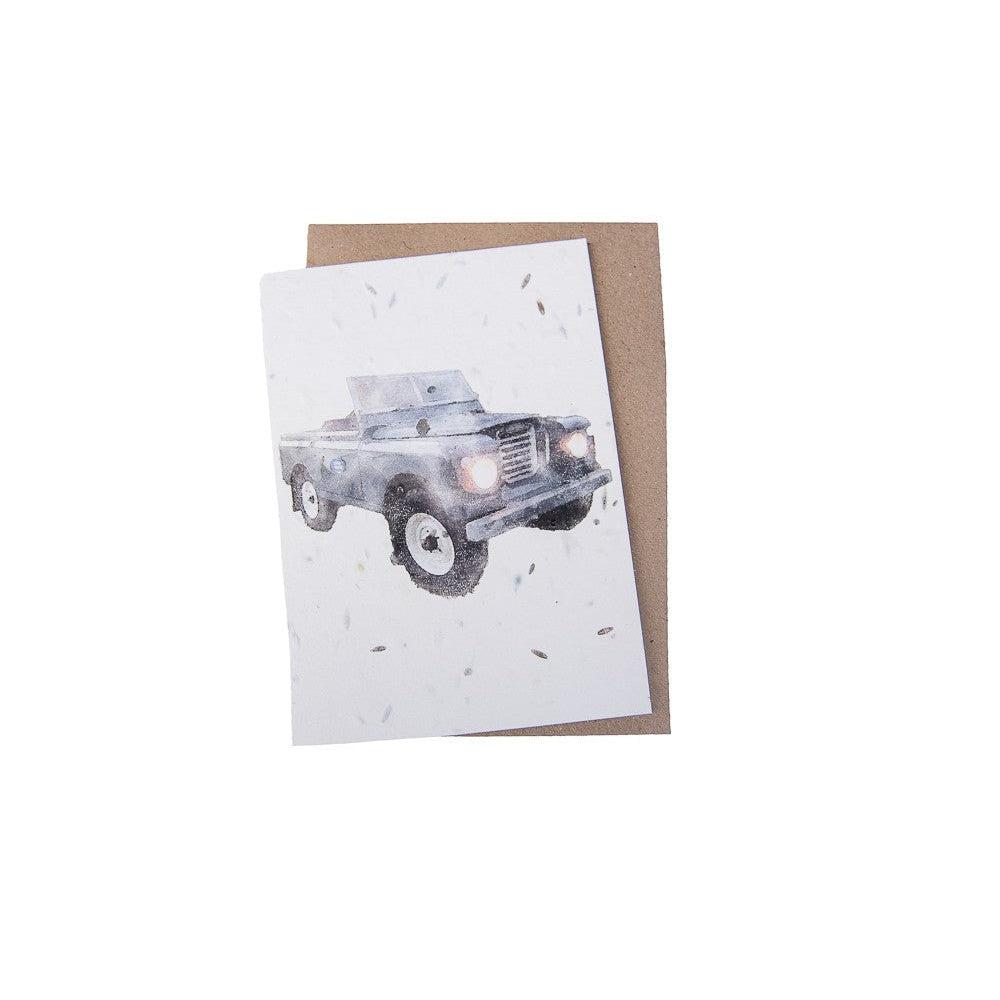 Plantable Greeting Card - All Occasions - Landrover