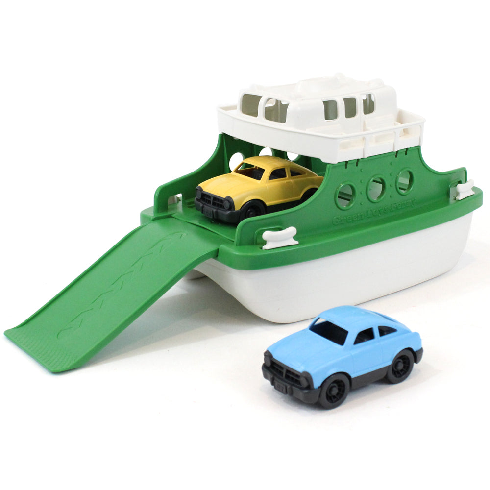 Recycled Plastic Ferry Boat - Green-White