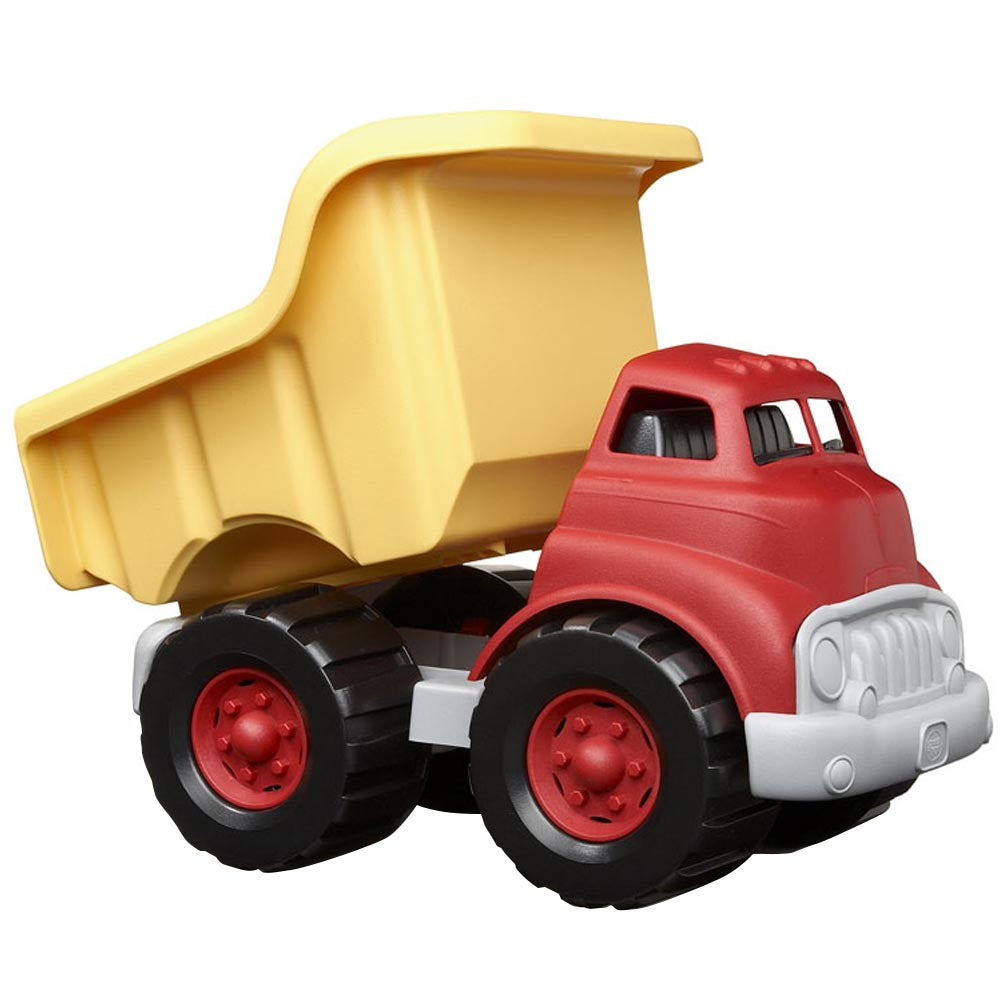 Red and Yellow Dumper Truck Toy