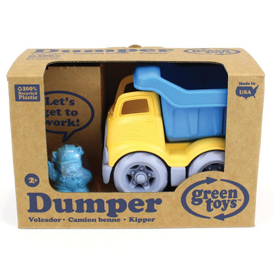 Yellow and Blue Dumper Truck Toy