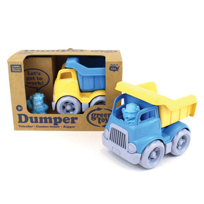Yellow and Blue Dumper Truck Toy