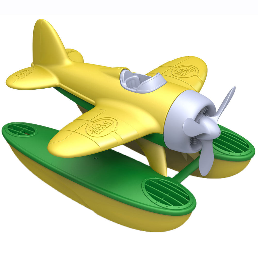 Yellow and Green Seaplane