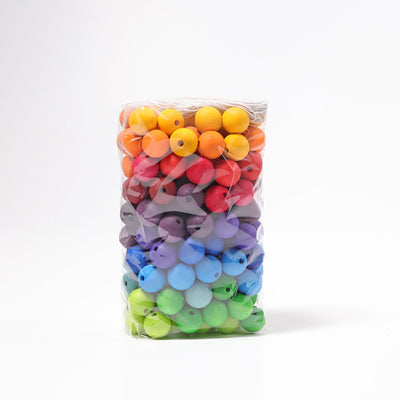 180 Wooden Beads-Grimm's-Yes Bebe