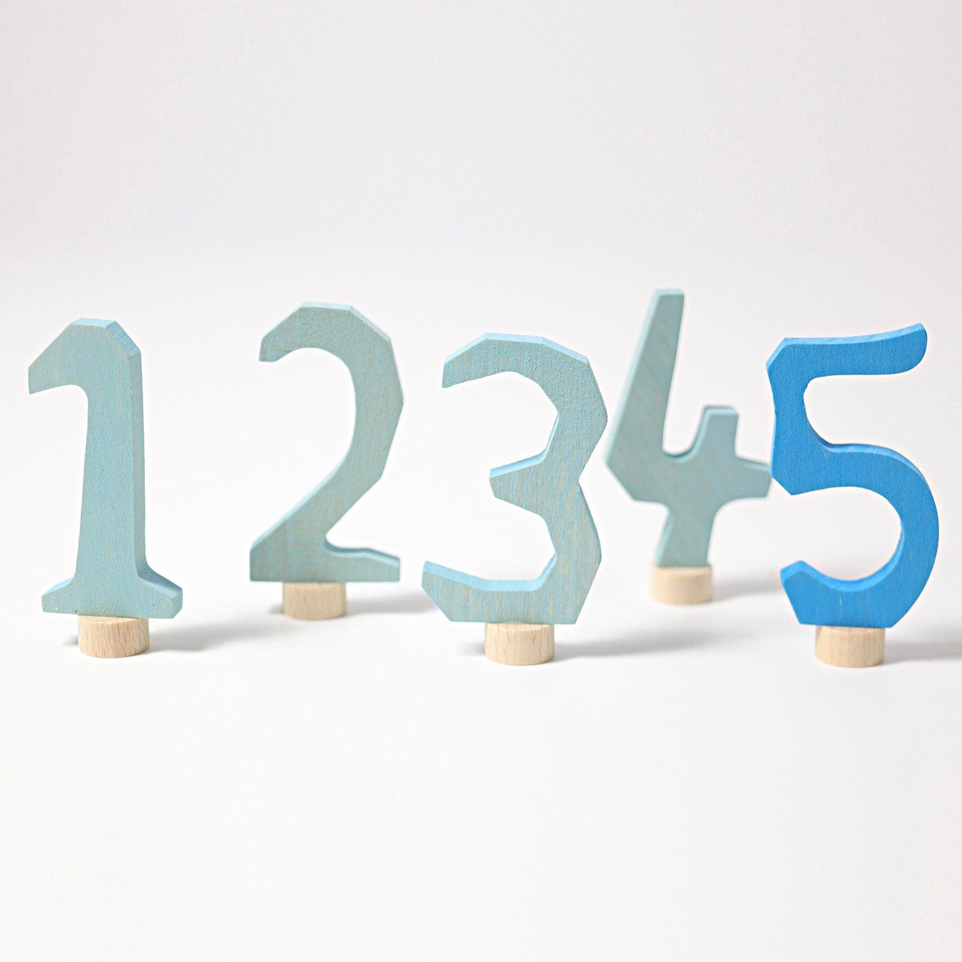 Blue Decorative Numbers 1-5-Grimm's-Yes Bebe