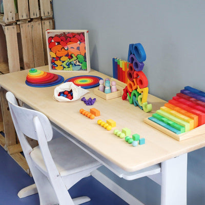 Colourful Bead Stair-Grimm's-Yes Bebe