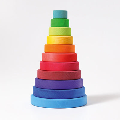 Conical Tower & Rainbow-Toy & Book Bundles-Grimm's-Yes Bebe