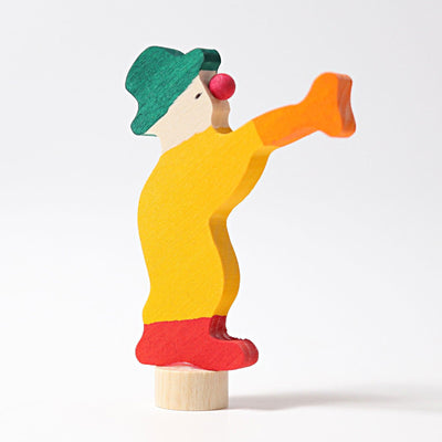 Decorative Figure Clown With Trumpet-Grimm's-Yes Bebe